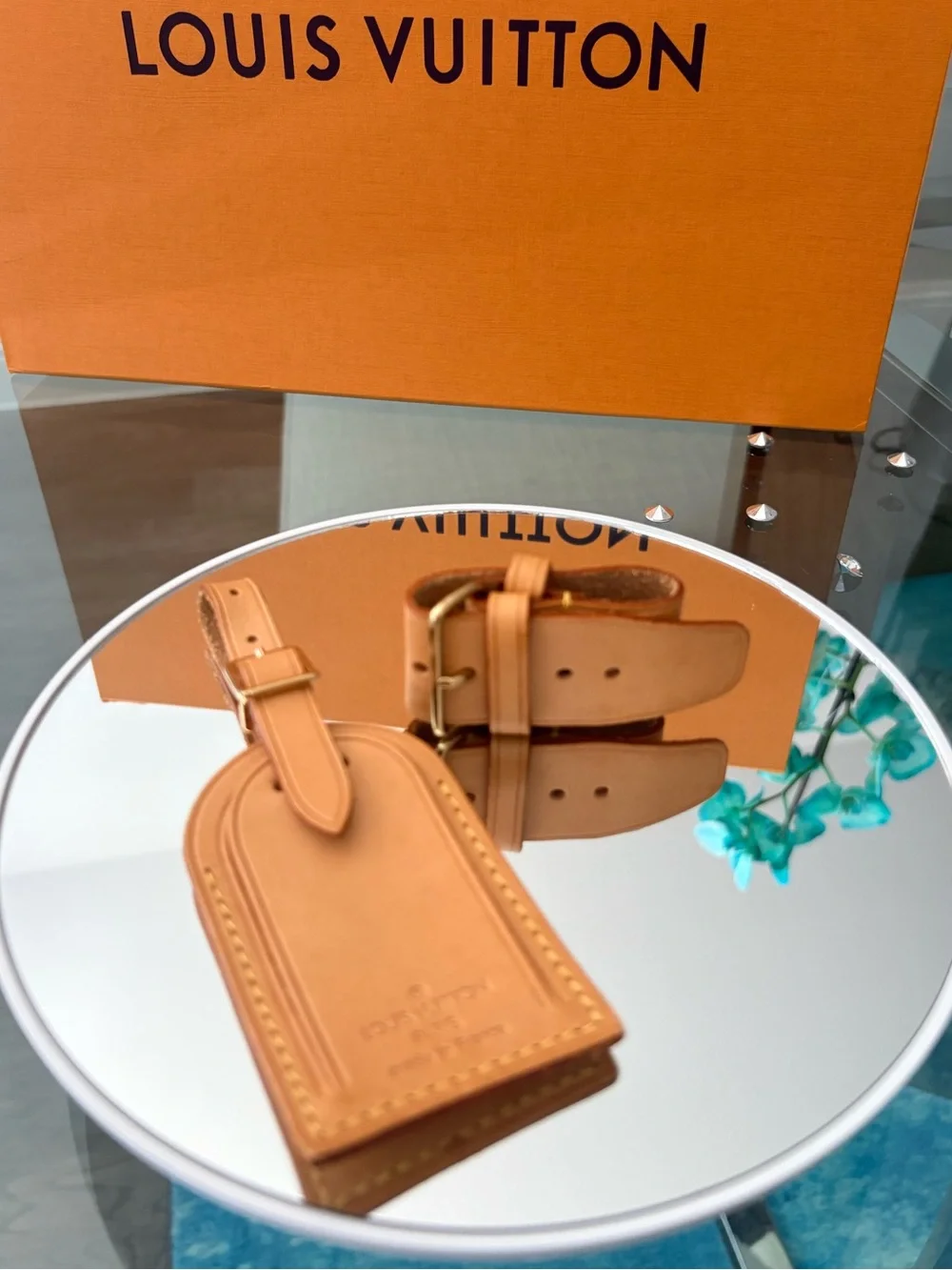 Louis Vuitton Poignant & Luggage Tag Set